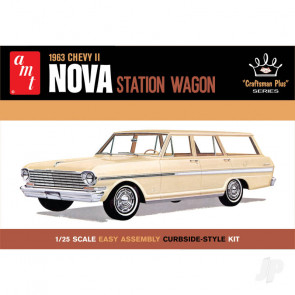 AMT 1963 Chevy II Nova Station Wagon "Craftsman Plus Series" Plastic Kit
