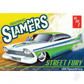 AMT Street Fury 1958 Plymouth - Slammers SNAP Plastic Kit