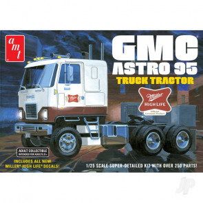 AMT GMC Astro 95 Semi Tractor (Miller Beer) Plastic Kit