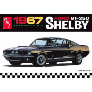 1967 Shelby Mustang GT-350 1:25 Scale AMT Detailed Plastic Kit 
