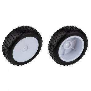 Associated Reflex 14 Narrow Mini Pin Tyres - Mounted White