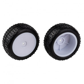 Associated Reflex 14 Wide Mini Pin Tyres - Mounted White