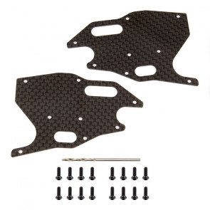 Team Associated Rc8b3.1 FT Graphite Arm Stiffeners - Front