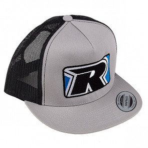 Reedy 2022 Trucker Hat Flat Bill Silver/Black