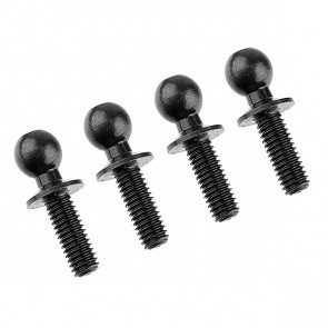 Corally Ball End Dia. 4.8mm Thread 8mm Steel 4 Pcs