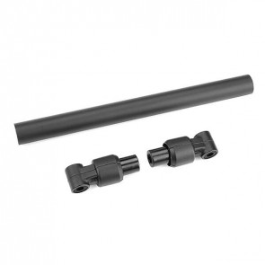 Corally Chassis Tube Front 135mm Aluminium Black 1 Set