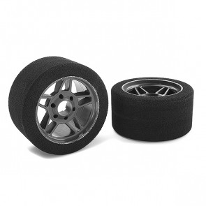 Corally Attack Foam Tires 1/8 Circuit 32Shore Fr Carbon 69mm