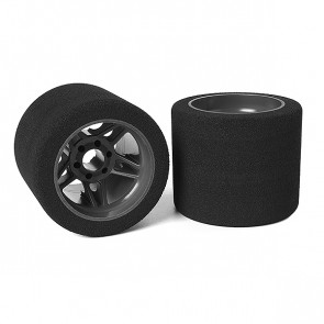 Corally Attack Foam Tires 1/8 Ssx8 32 Shore Rear 72mm Carbon
