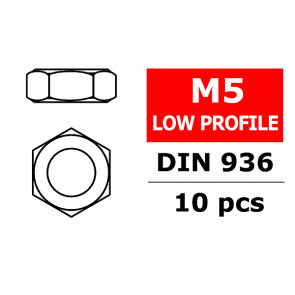 Team Corally Low Profile Nut M5 10 Pcs