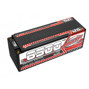 Corally Voltax 6500mAh 15.2v 120C 4S HV Hard Case RC Car LiPo Battery w/5mm Connectors