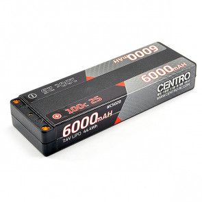 Centro 6000mAh 2S 7.4v 100C Hard Case Stick RC Car LiPo Battery