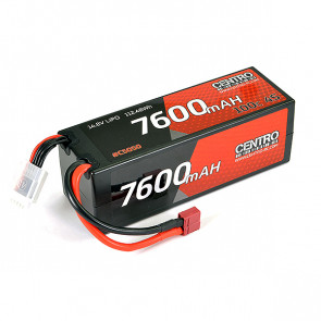 Corally 7600mAh 4S 14.8v 100C Hard Case RC Car LiPo Battery w/Deans Connector