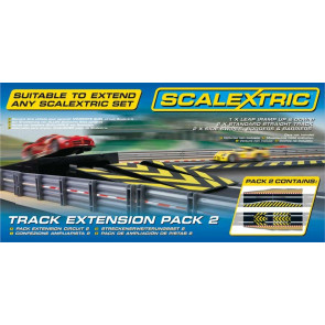 Scalextric C8511 Track Extension Pack 2 Leap/Straight/Side Swipe 1:32