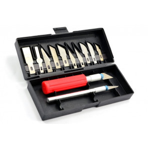 14 Piece Precision Modellers Hobby Craft Tool Set with Case