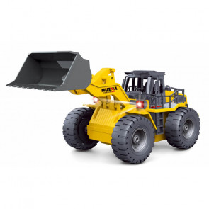 Huina 1:18 Wheeled Loader Bulldozer Digger Truck w/Diecast Bucket