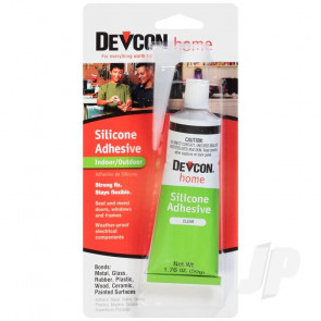 Devcon 50g Silicone Adhesive (Tube, Carded) Glue