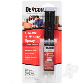 Devcon 14ml 5 Minute Epoxy Flow-Mix (Syringe, Carded) Glue