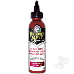 Unicorn Spit Sparkling Dolly Firebird Red (118.2ml) Paint Stain Glaze in One!