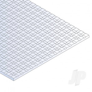 Evergreen 12x24in (30x60cm) Square Tile Plastic Sheet .040in (1.0mm) Thick 1/16x1/16in Spacing