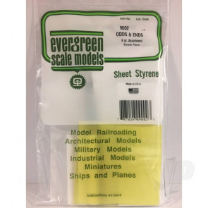 Evergreen Assorted Polystyrene Bag of Odds & Ends (8 oz. assortment per pack)