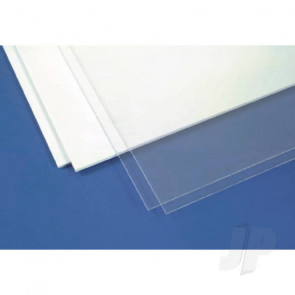 Evergreen 6x12in (15x30cm) Clear Plastic Sheet .010in (0.254mm) Thick (2 pack)