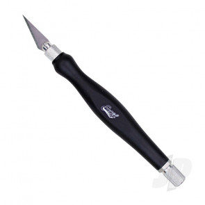 Excel K26 Black Fit Grip Knife With Rubberized Grip