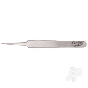 Excel Straight Point Fine Point Tweezers, Polished