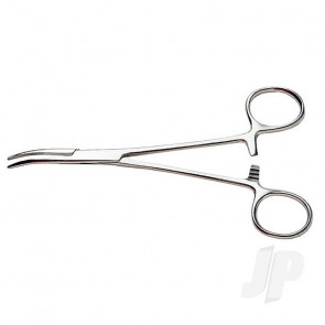 Excel 7.5in Curved Nose Stainless Steel Hemostats
