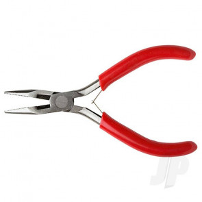 Excel 5in Spring Loaded Soft Grip Plier, Needle Nose with Side Cutter