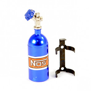 Fastrax RC Scale Model Car Aluminium NOS Nitrous Bottle & Mount - Blue