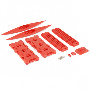 Fastrax RC Scale Model Car Recovery Ramp, Canoe, Red