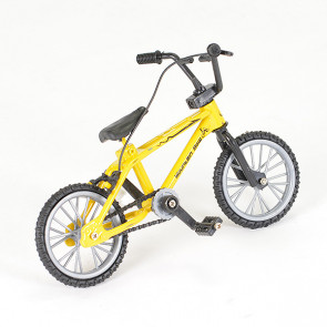 Fastrax RC Scale Model Car Static BMX Bike 11x8cm - Yellow