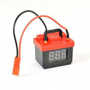 Fastrax RC Scale Model Car Scale Lipo Battery Box Voltage Checker/Alarm 2s/3s