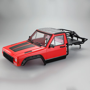 Fastrax RC Scale Model Car 1/10 Rockee Pick-Up & Rear Cage Hardbody 313-324mm