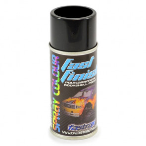 Fastrax Fast Finish Jet Black Spray Paint 150ML for RC Car Body