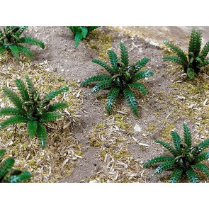 JTT 95533 Ferns, 5/8" Tall, HO-Scale, (12 pack) For Scenic Diorama Model Trains