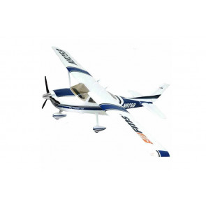 Top Gun Park Flite Cessna 182 RTF Trainer Blue with 2.4GHz Mode 2 Radio 