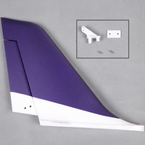 FMS 80mm Futura Purple Vertical Stabilizer