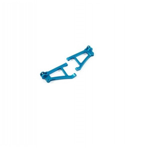 Fastrax Blue Aluminium Rear Lower Suspension Arms fits Traxxas Mini Slash