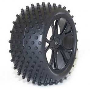 FTX Vantage Rear Buggy Tyre Mounted On Wheels (Pr) - Black