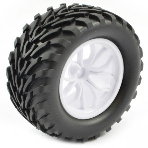 FTX Bugsta Mounted Wheel/Tyre Complete Pair - White