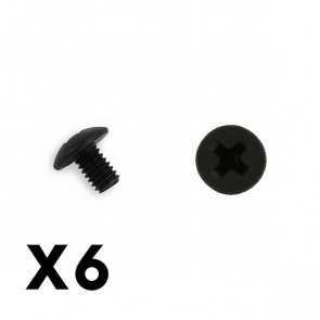 FTX Button Head Hex Screw 6pcsm4*6
