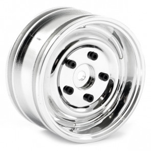 FTX Outback Steel Look Lug Wheel (2) - Chrome