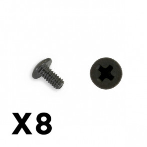 FTX Outback Mini 3.0 Button Head Metric Hex Screw 2x4 (8pc)