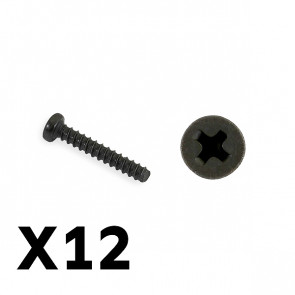 FTX Tracer Pan Head Self Tapping Screws Pbho2*12mm