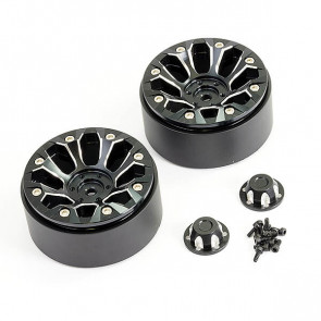 FTX Texan 1/10 Aluminium Beadlock 8-Spoke Wheels (Pr)
