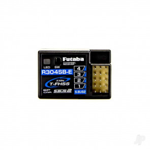 Futaba R304SB-E 4-channel Surface Receiver with S.Bus for Telemetry T-FHSS (Internal Aerial)