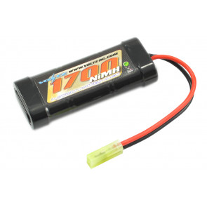 Voltz 1700mAh 7.2V NiMH 6-Cell RC Stick Pack Battery w/Mini Tamiya Plug