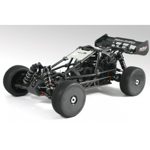 HOBAO HYPER CAGE BUGGY ELECTRIC ROLLER CHASSIS 80% PRE-ASSEMBLED - BLACK