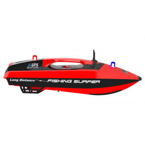 Fishing People Surfer 3251 V2 - RTR RC Bait Release Boat w/ GPS - Red